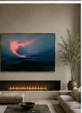 Whispers of Dawn — featured artwork in situ